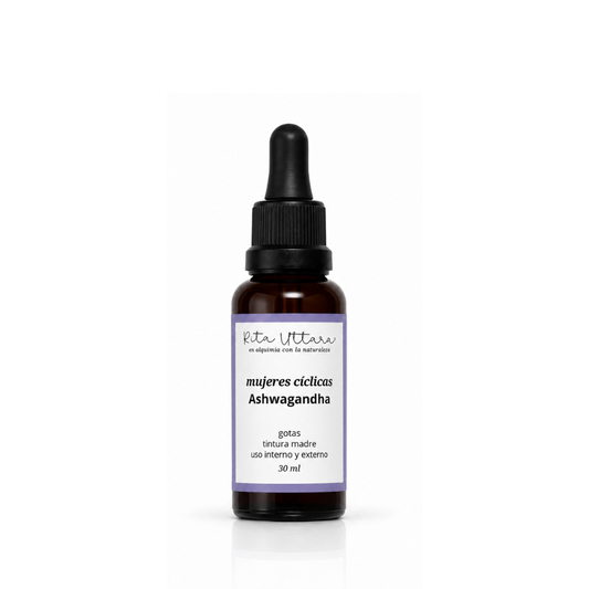 Ashwagandha drops. Herbal tincture. Women. Increases energy and vitality. Regulates menstrual cycle. Menopause support. Sexual power. Protects brain. Improves visual memory. 30ml