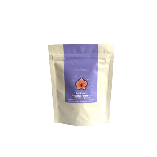 Organic herbal blend Feminine well-being X 36 gr. Stimulate the natural rhythm of your feminine energy and revitalize your spirit. Cleaning and nutrition. Uterus imbalances. 100% natural