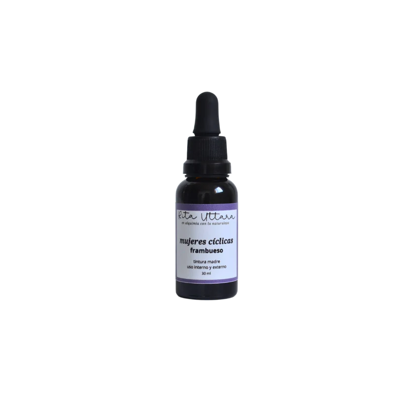 Organic raspberry drops. Herbal tincture. Clean the uterus. A natural hug for your menstrual cycle, balancing and strengthening your feminine energy Dropper bottle