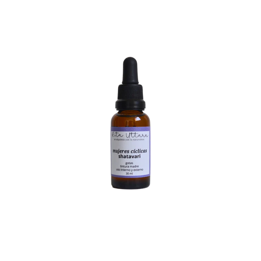 Organic Shatavari drops. Herbal tincture. Extract. Best rejuvenating tonic for women. Relieves PMS, menstrual and menopause-related disorders, and low libido.