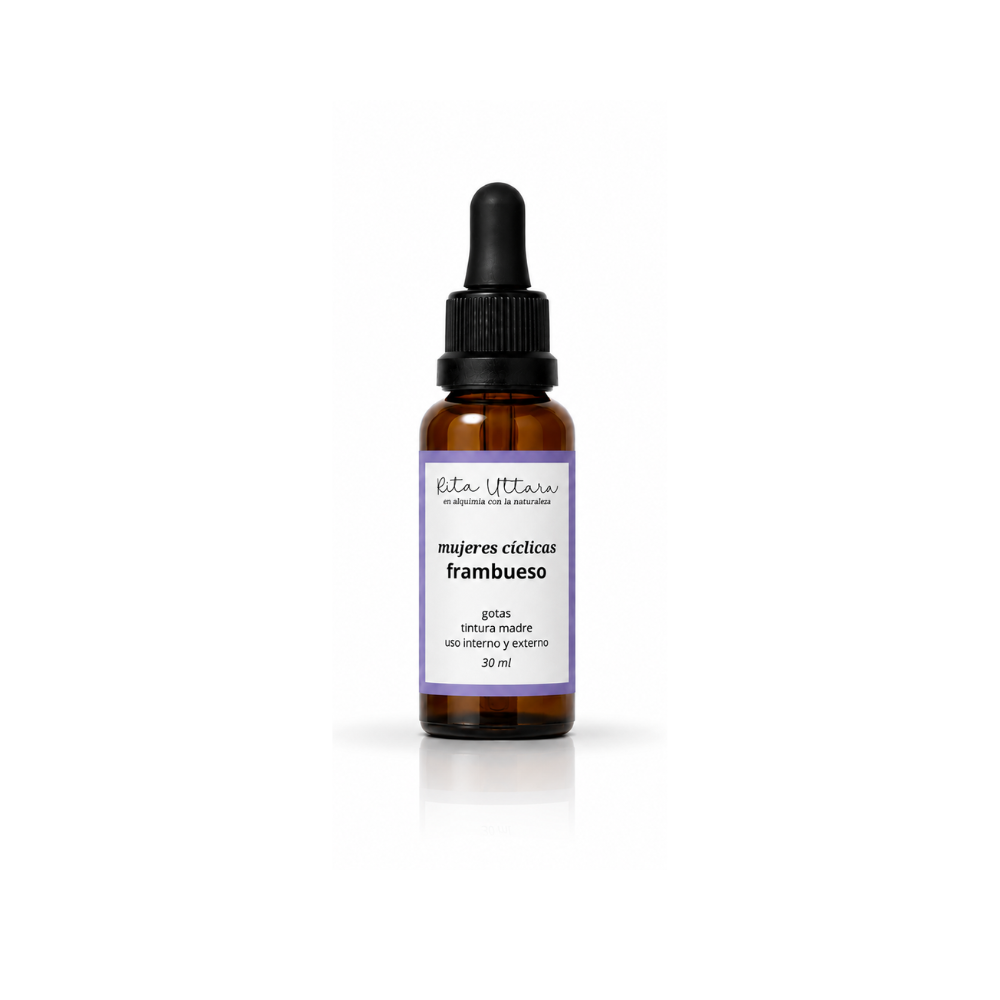 Organic raspberry drops. Herbal tincture. Clean the uterus. A natural hug for your menstrual cycle, balancing and strengthening your feminine energy Dropper bottle