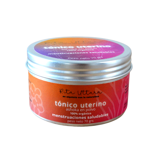 Organic uterine tonic x 70 gr. Ayurveda product. Menstrual disorders. Premenstrual syndrome. Ovarian dysfunction. Excessive bleeding. Hormonal imbalances