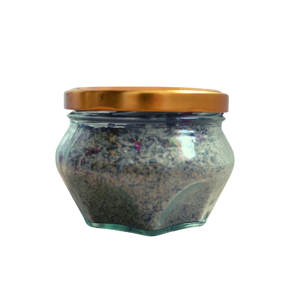 Baño floral Rita Uttara x 150 gr. Flores orgánicas: Mariposa azul, Rosas, Lavanda. Hibisco. Efecto Antiinflamatorio, Relajante, Dolor menstrual. Mejora el sueño. Mejora la circulación. Elimina toxinas