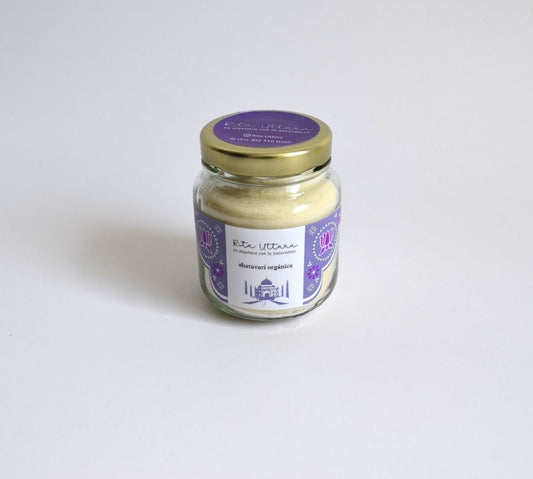 Organic Shatavari powder. The best rejuvenating tonic for women. Helps with PMS, menstrual disorders, menopause, and low libido. Ayurvedic herb.