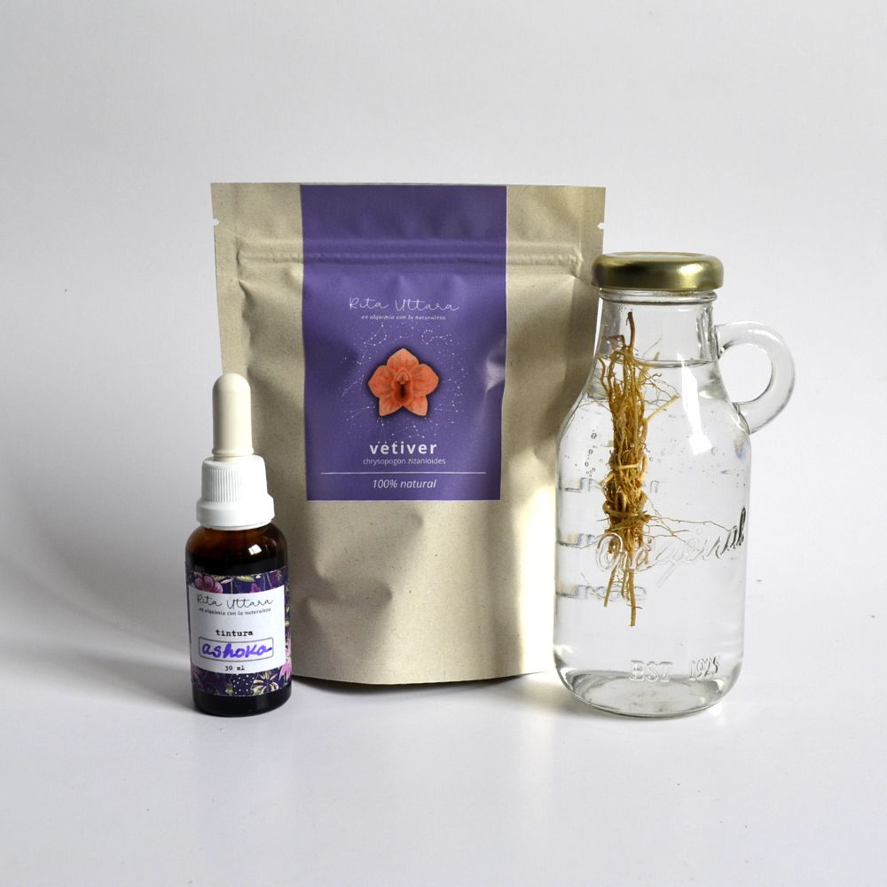 Vetiver Raíz. Potente desinfectante. Ayuda a limpiar impurezas del útero, eliminar infecciones uterinas, purificar el cuerpo femenino
