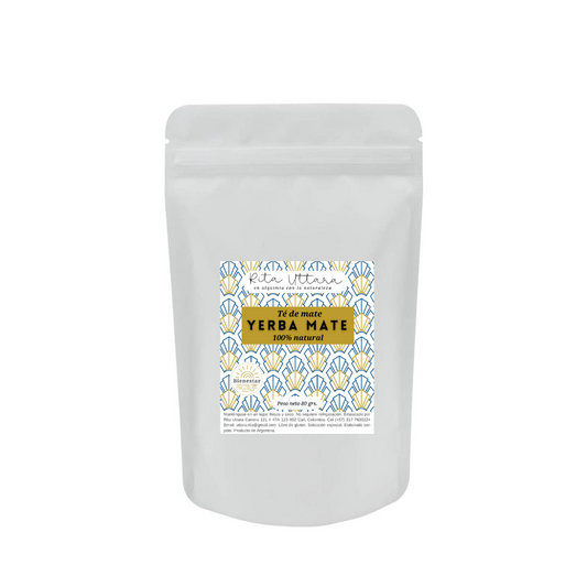 Yerba mate. 100% natural. Mate tea. Gluten free.Special selection. 80 grs. Powerful antioxidant. Omega 3. Natural energizer. Improves defenses. Take care of bones. Antidepression. Vitamins