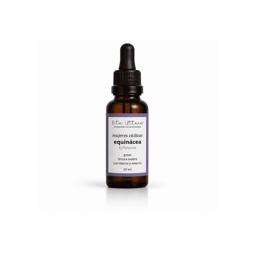 Equinácea. Sistema inmune. Estrés sostenido. Gotas Extracto herbal. Tintura madre