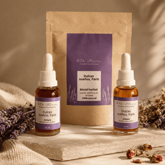 Sweet dreams, Paris. Botanical extract in drops useful in cases of insomnia, anxiety, stress. Relaxing effect. Contains organic lavender and rose flowers. Bottle x 30ml
