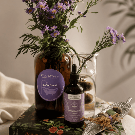 Adaptogens Women. Blend of plants in drops. Helps increase vitality, cases of stress, fatigue, physical resistance. Burnout syndrome. With maca, ashwagandha