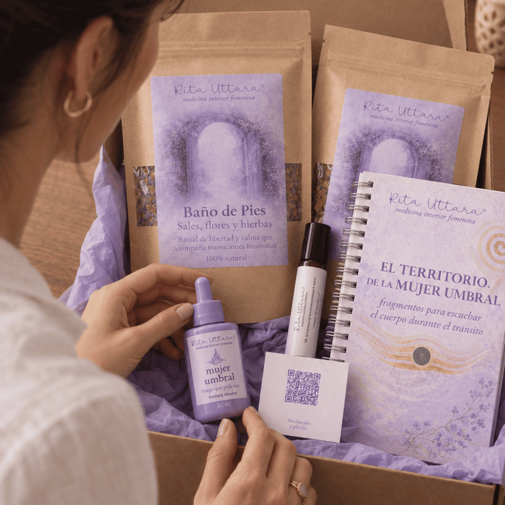 Mujer Umbral Ritual del libertad y calma para transiciones femeninas