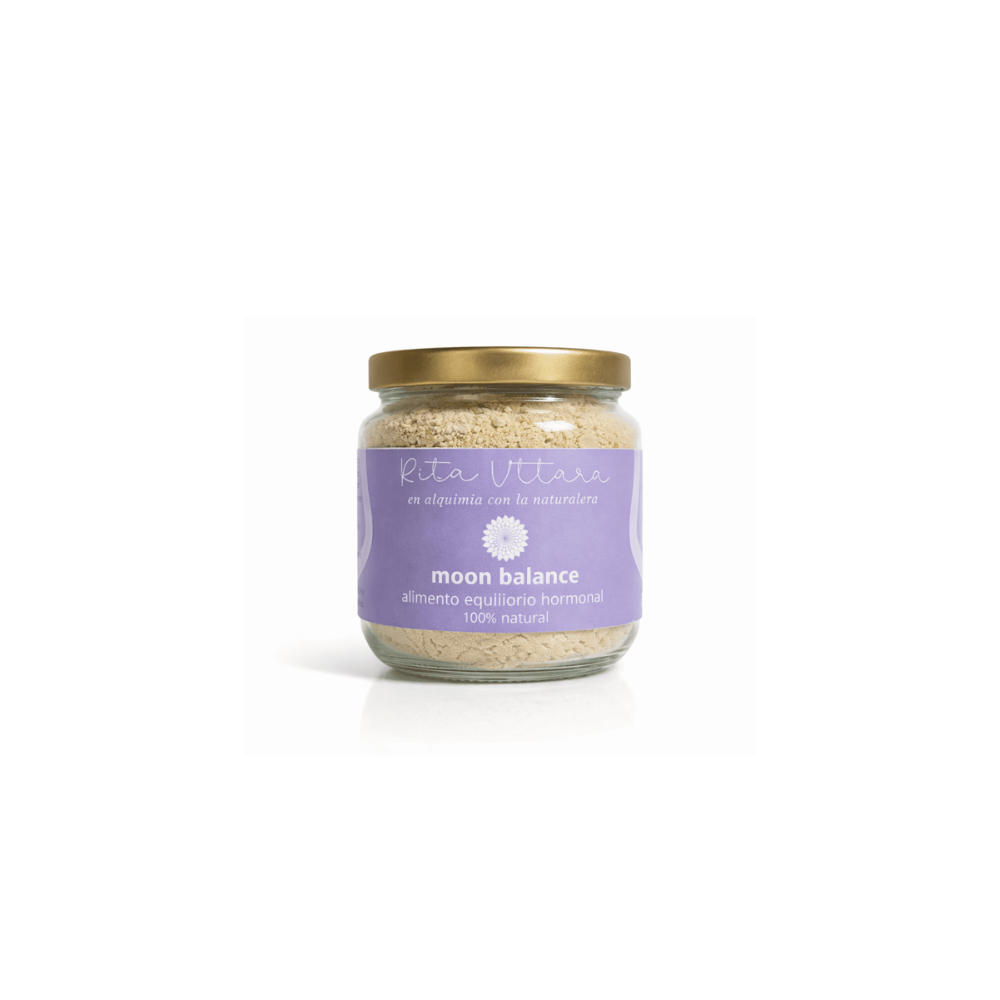 Moon balance x 100 gr. A true botanical treasure. Powdered mixture of plants, fruits, berries and flowers for women's well-being. Helps in the process of maintaining internal balance and hormonal health. Contains ingredients considered adaptogens