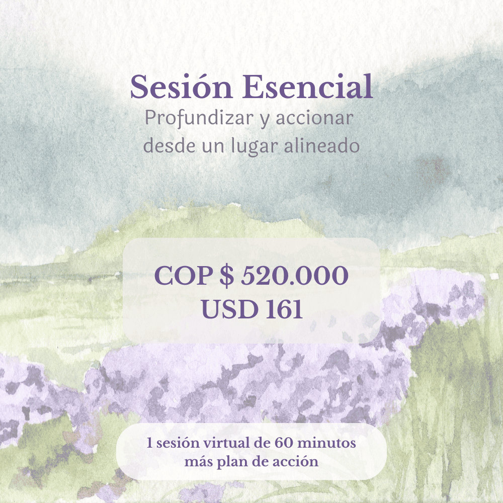 Sesión virtual 1:1 Esencial · 60 min.