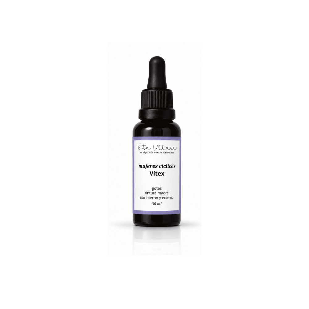 Organic vitex drops. Monk's pepper. Chasteberry. Herbal tincture. Hyperestrogenism. Uterine fibroids. Premenstrual syndrome. Your natural secret to harmonize the cycle and improve your emotional well-being