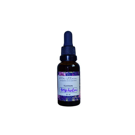 Gotas de Triphala. Tintura herbal. Sana y limpia el organismo de toxinas e impurezas. Aumenta la función protectora del sistema inmune. Rejuvenece tejidos. Botella 30 ml